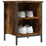 Vidaxl -Schuhschrank 38x35x50 cm Eigenschaften mit geräuchertem Eichenbaus befördert - afbeelding 3