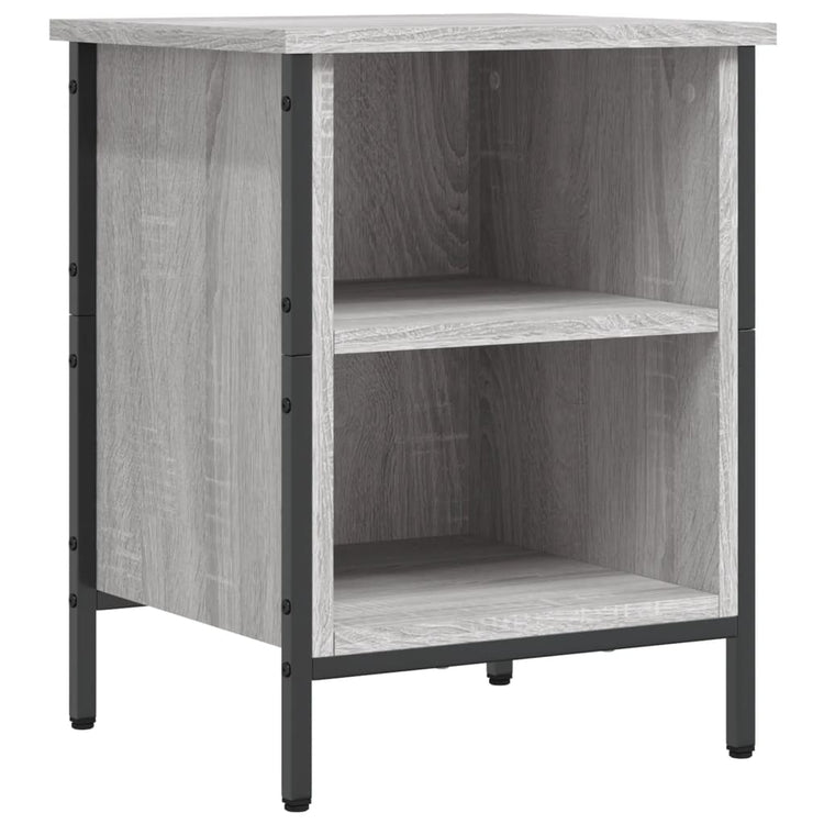 VIDAXL -Schuhschrank 38x35x50 cm propertiertes Holzgrau Sonoma Eiche gefärbt