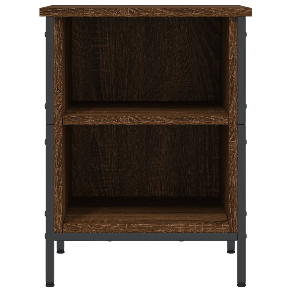 VIDAXL -Schuhschrank 38x35x50 cm Eigenschaften brauner Eichenfarbe