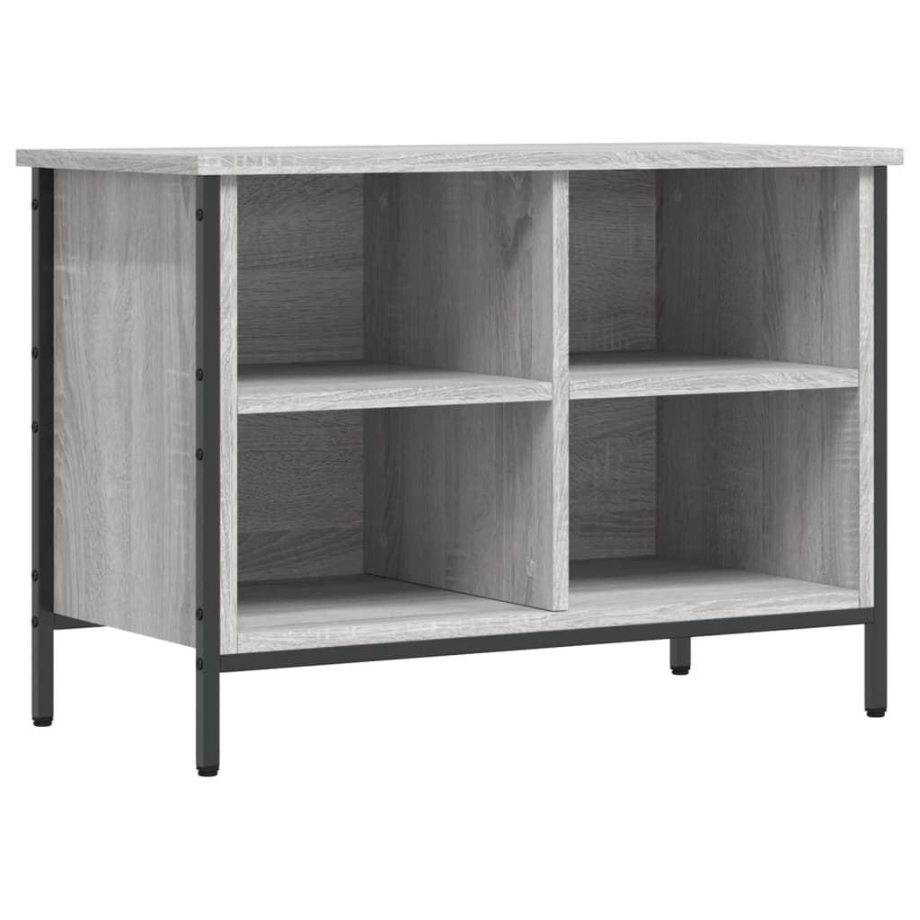 Vidaxl Schuhschrank 69x35x50 cm propertiertes Holzgrau Sonoma Eiche gefärbt