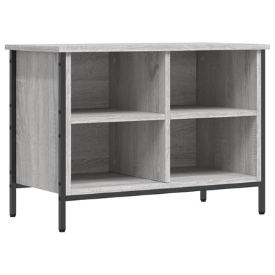 Vidaxl Schuhschrank 69x35x50 cm propertiertes Holzgrau Sonoma Eiche gefärbt