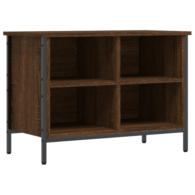 VIDAXL -Schuhschrank 69x35x50 cm Eigenschaften brauner Eichenfarbe