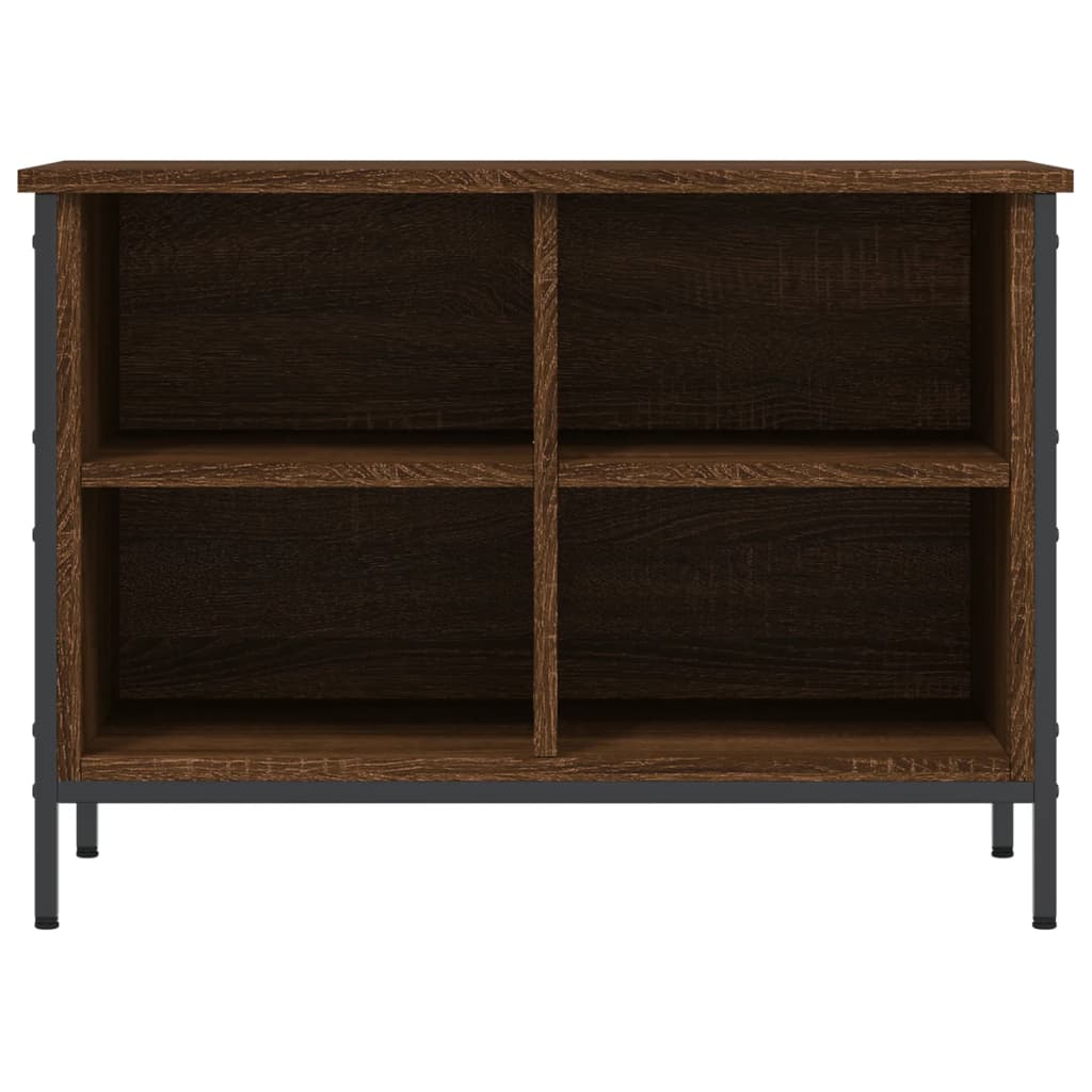 VIDAXL -Schuhschrank 69x35x50 cm Eigenschaften brauner Eichenfarbe