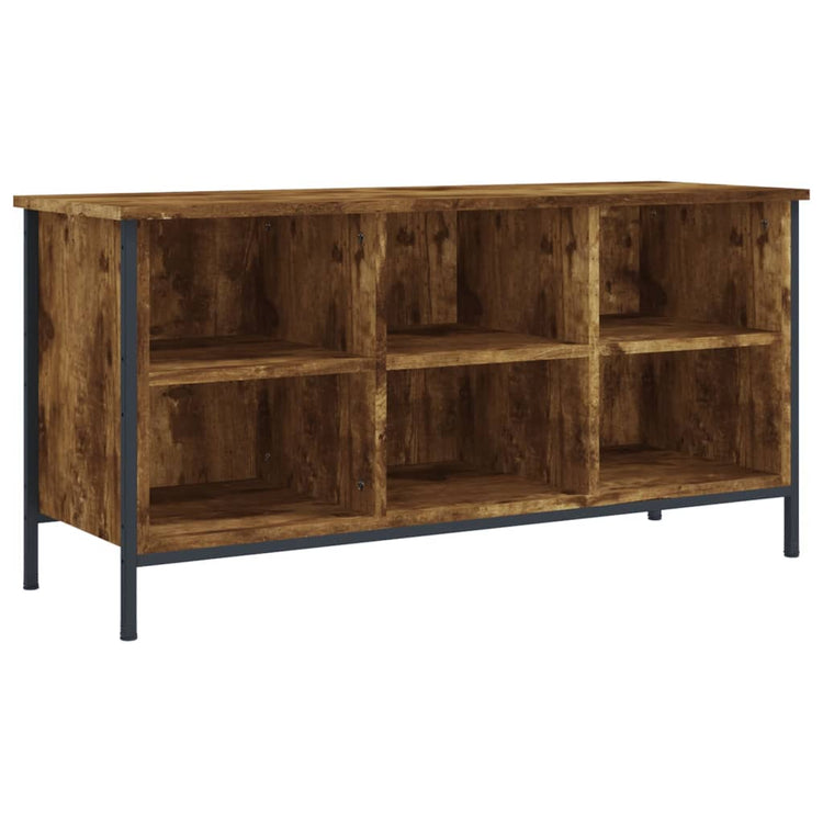 Vidaxl Schuhschrank 100x35x50 cm propertiertes Holzgeräuchchen -Eiche gefärbt