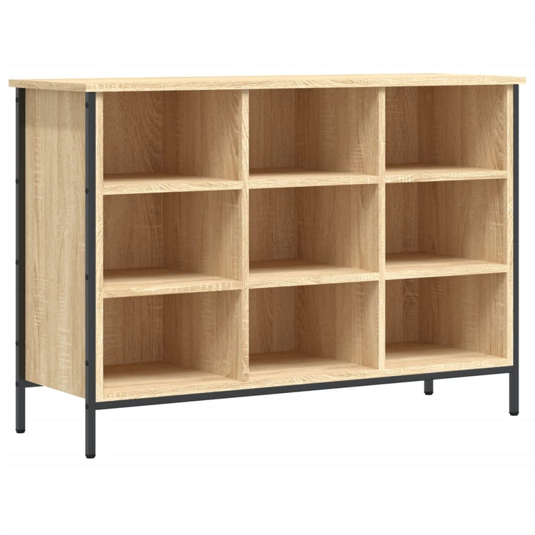 VIDAXL -Schuhschrank 100x35x70 cm Propertiertes Holz Sonoma Eiche gefärbt