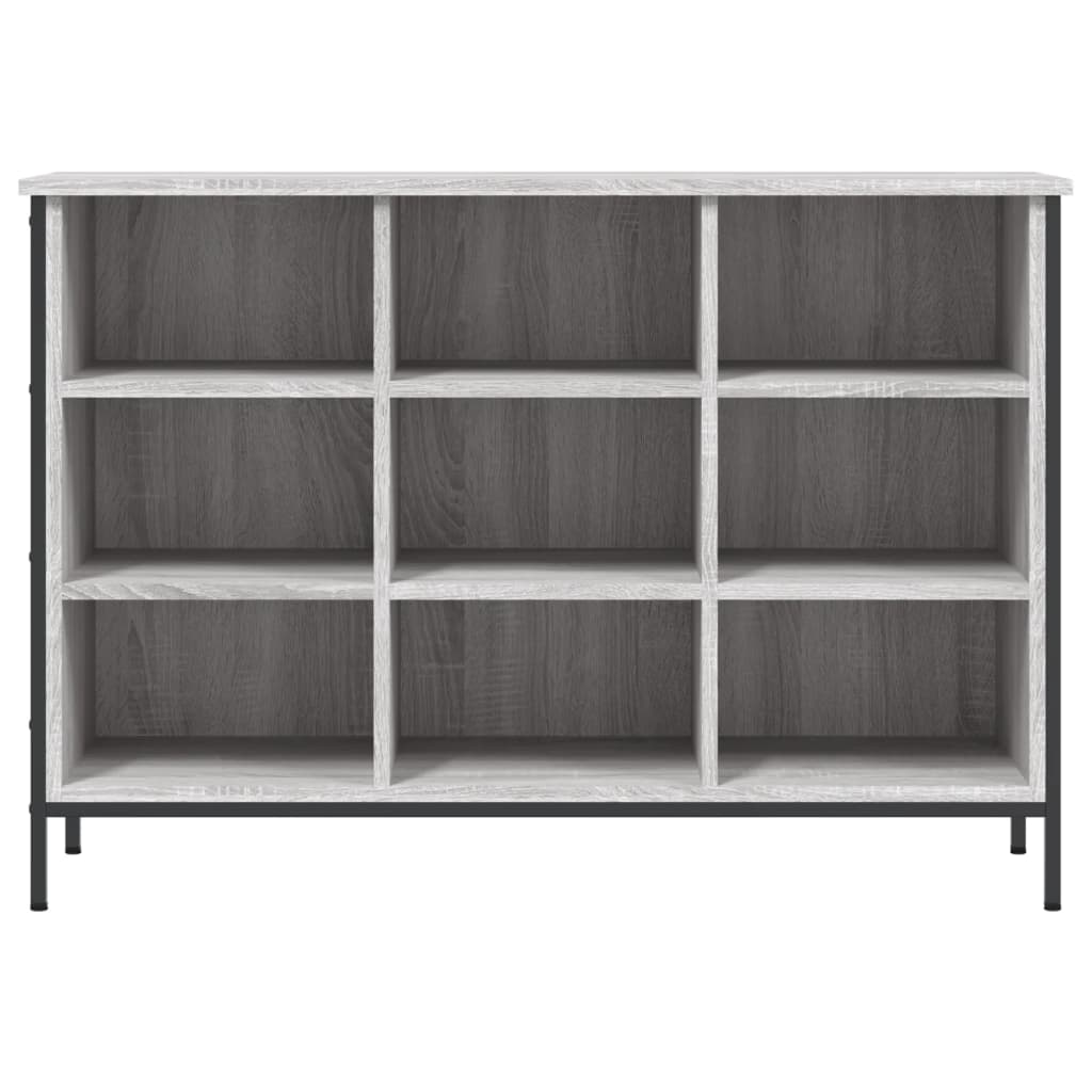 VIDAXL -Schuhschrank 100x35x70 cm propertiertes Holzgrau Sonoma Eiche Farbe