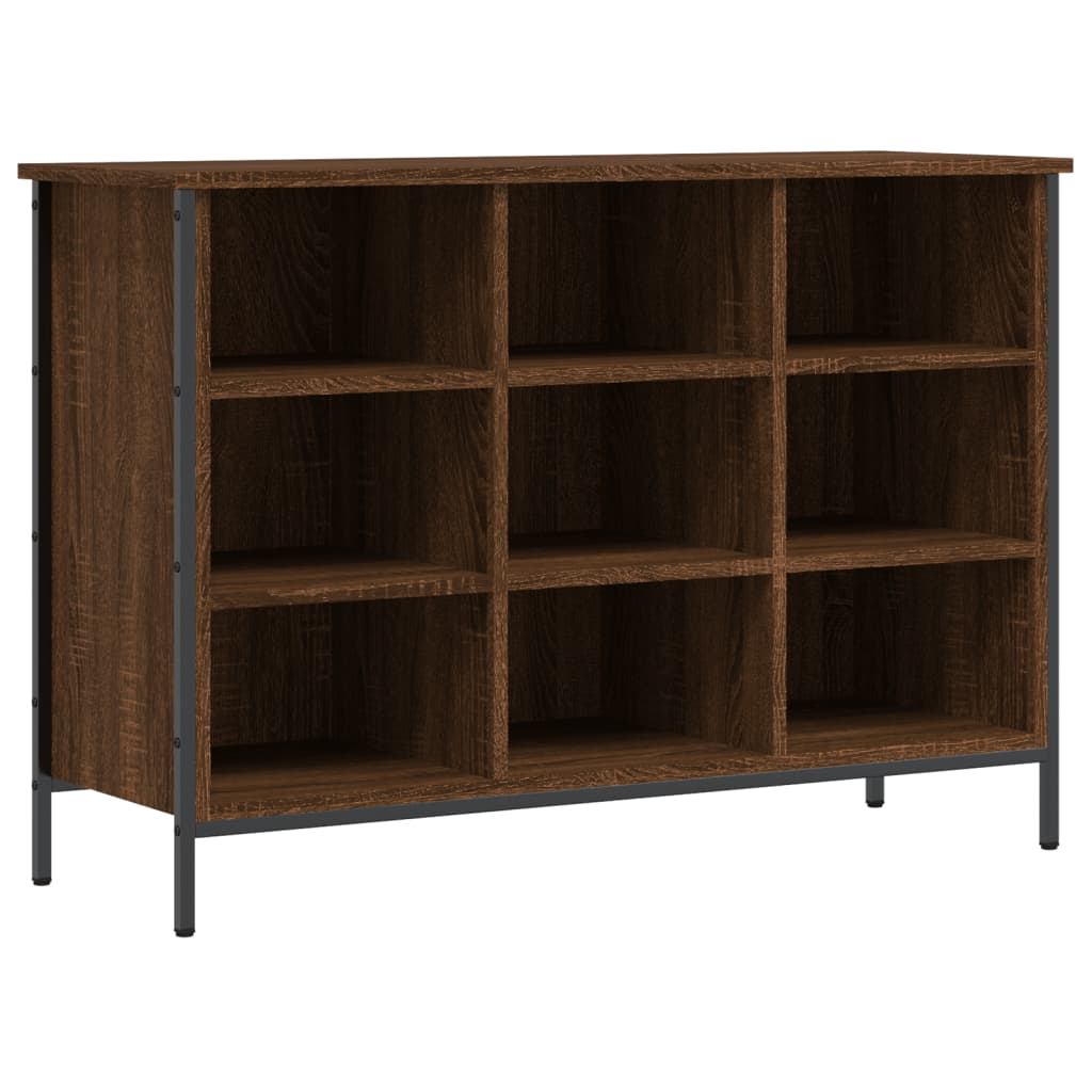 Vidaxl Schuhschrank 100x35x70 cm Schnitt Holzbraune Eiche Farbe