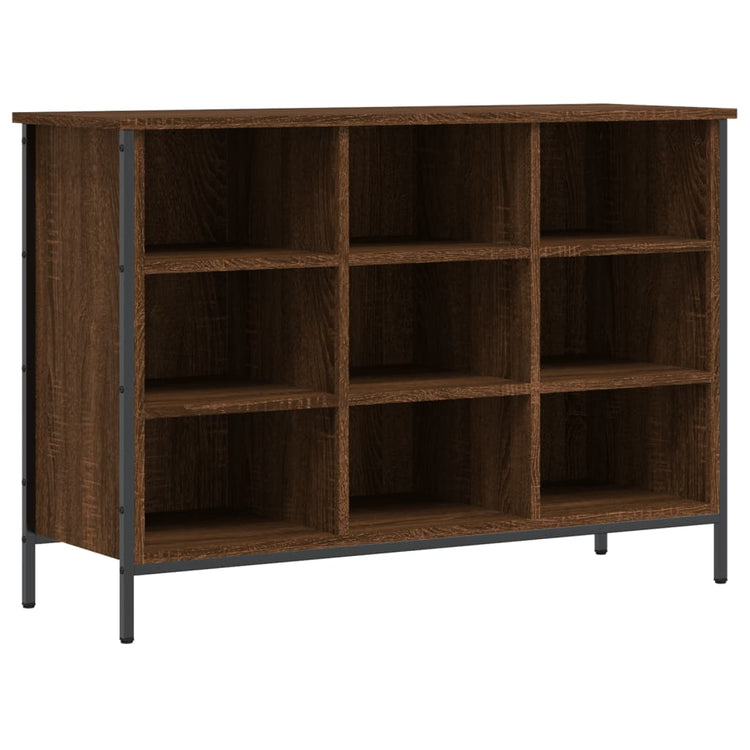 Vidaxl Schuhschrank 100x35x70 cm Schnitt Holzbraune Eiche Farbe