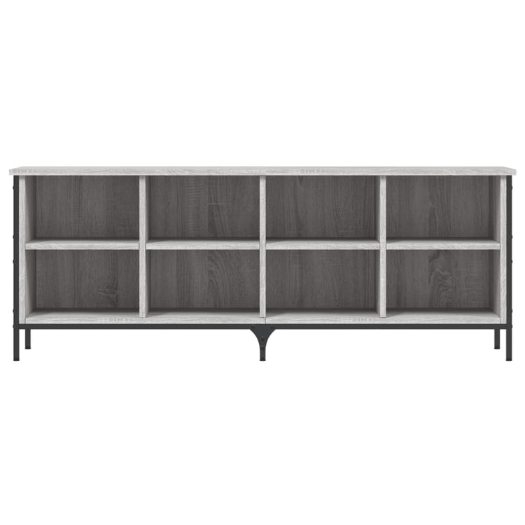 Vidaxl Schuhschrank 131x35x50 cm Schnitt Holzgrau Sonoma Eiche Farbe
