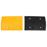 VIDAXL -Geschwindigkeitsschwelle 420x32,5 x 4 cm Gummigelb und Schwarz - afbeelding 3