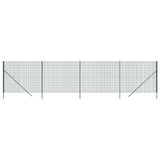 Vidaxl Drahtgitter FET 1,6 x 10 m verzinktes Stahlgrün - afbeelding 2