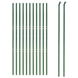 Vidaxl Drahtgitter FET 2,2x25 m verzinktes Stahlgrün - afbeelding 3