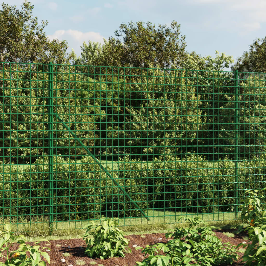 Vidaxl Drahtgitter FET mit Erdanker 1,4x25 m Grün