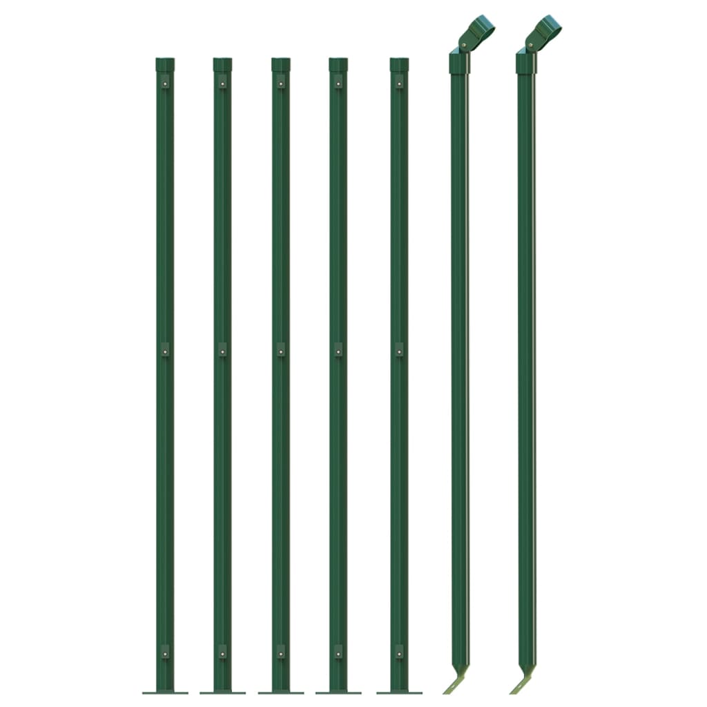 Vidaxl -Netzzaun mit FLens 1x10 m grün