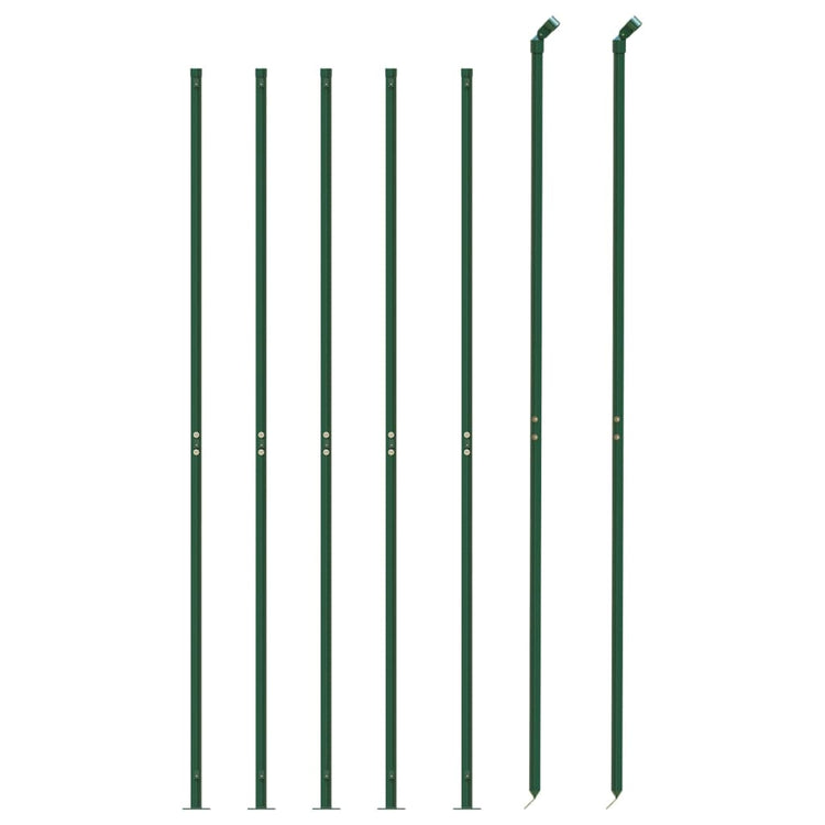 Vidaxl Drahtgitter FET mit Flansch 1,6 x 10 m Grün