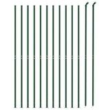 Vidaxl Drahtgitter FET mit Flansch 1,8x25 m grün - afbeelding 3