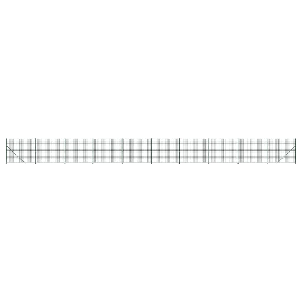 Vidaxl Drahtgitter FET mit FLENS 2x25 m Grün