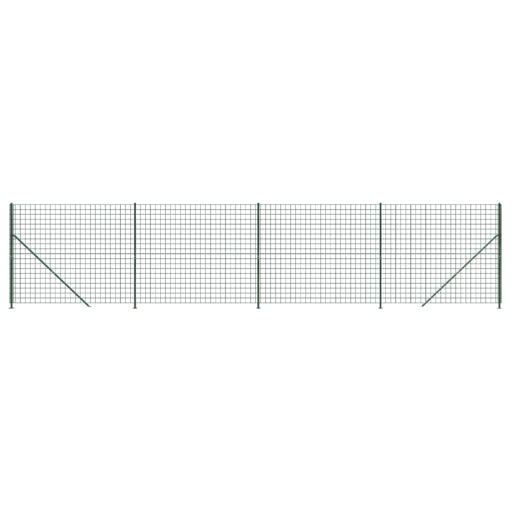 Vidaxl Drahtgitter FET mit FLENS 2x10 m Grün