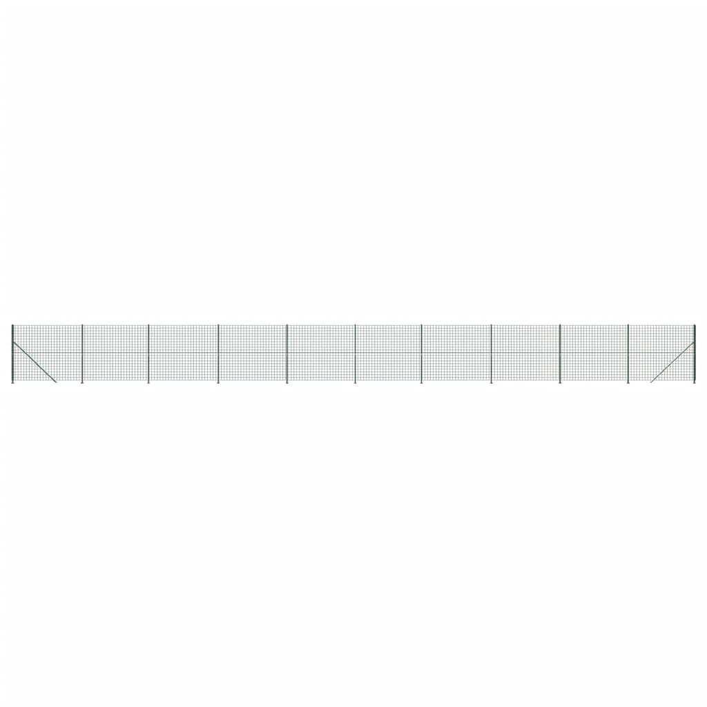Vidaxl Drahtgitter FET mit FLENS 2x25 m Grün