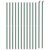 Vidaxl Drahtgitter FET mit FLENS 2x25 m Grün - afbeelding 3
