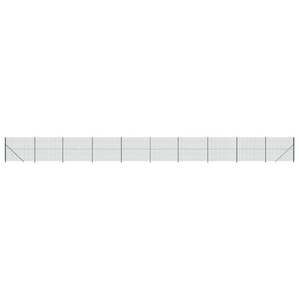 Vidaxl Drahtgitter FET mit Flansch 2,2 x 25 m grün