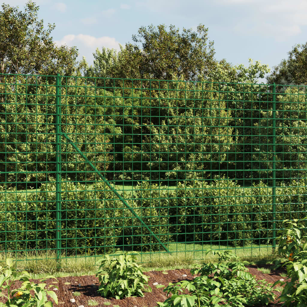 Vidaxl Drahtgitter FET mit Flansch 2,2 x 25 m grün