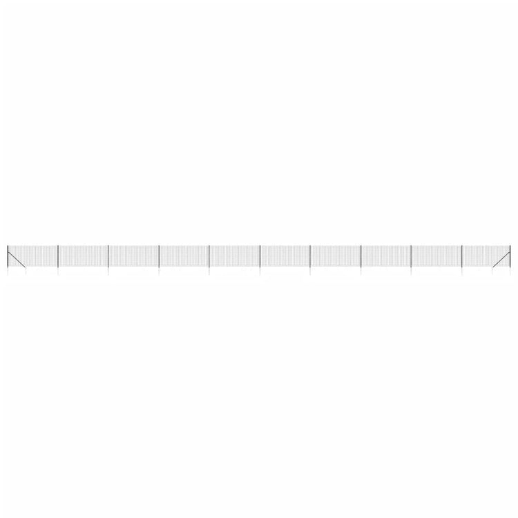Vidaxl Drahtgitter FET mit Erdanker 1,1x25 m Anthrazit -geläutet