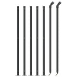 Vidaxl Drahtgitterzaun mit FLENS 1x10 m Anthrazitfarbe - afbeelding 3