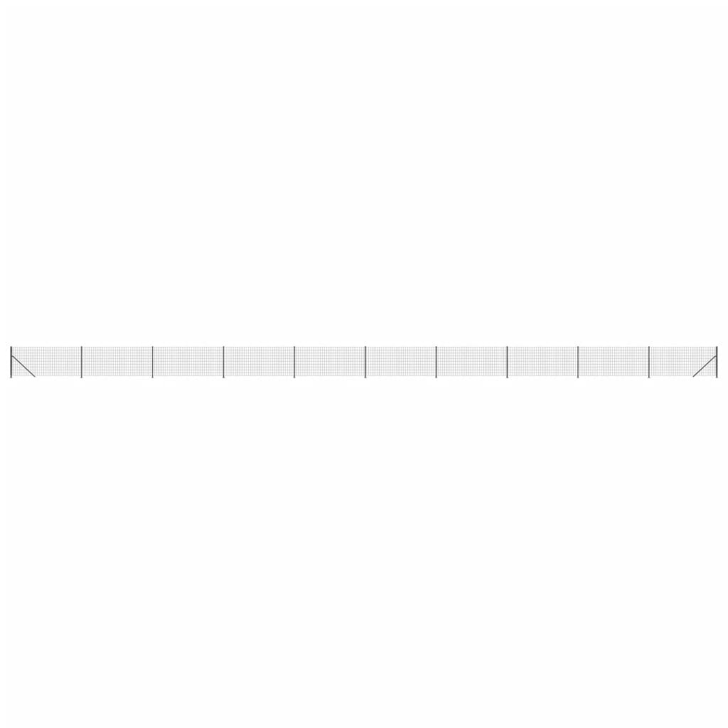 Vidaxl Drahtgitter FET mit FLENS 1X25 M Anthrazit gefärbt