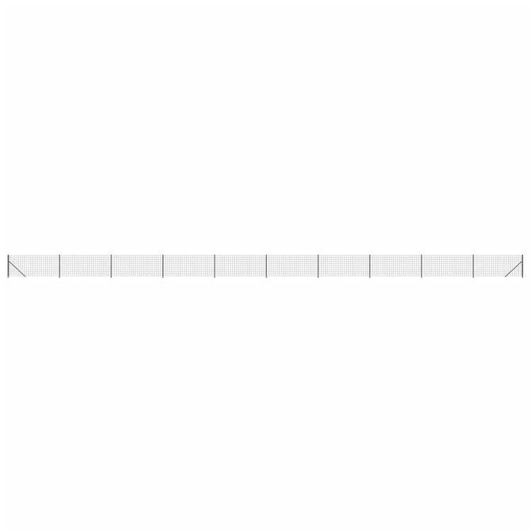 Vidaxl Drahtgitterfet mit Flansch 1,1x25 m Anthrazit -ausgelöst