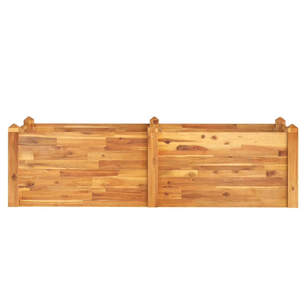 VIDAXL -Planungsbox erhöht 160 x 60 x 44 cm Festes Akazieholz