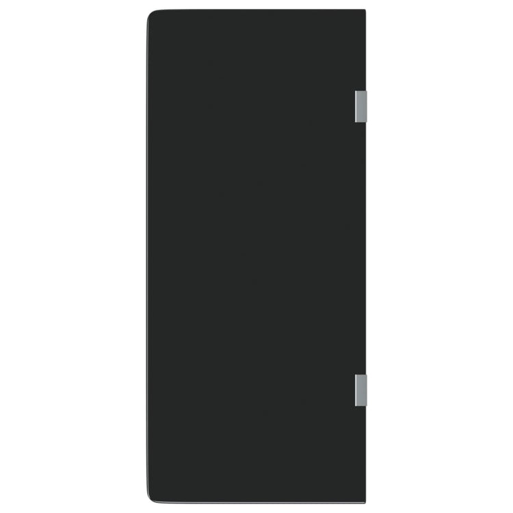 VIDAXL Urinoir Schusswand -90 x 40 cm terminiertes Glas schwarz