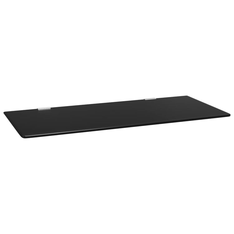 VIDAXL Urinoir Schusswand -90 x 40 cm terminiertes Glas schwarz