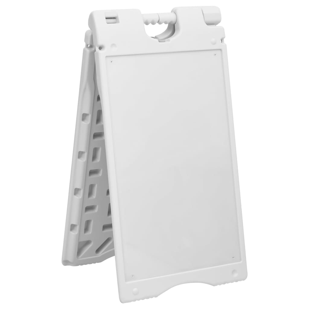 Vidaxl Sandwichbord 45x7x84.5 cm HDPE Grey