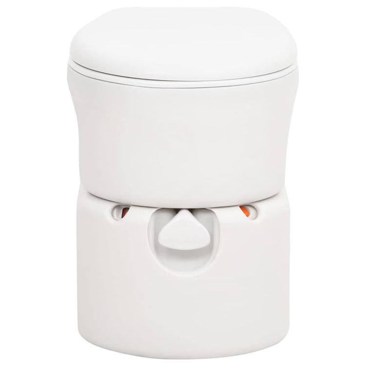 VidaXL Camping-Toilette integriert 24+17 l HDPE-Emaille