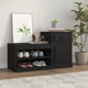 Vidaxl Schuhschrank 100x42x60 cm propertiertes Holzschwarz