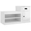 Vidaxl Schuhschrank 100x42x60 cm propertiertes Holz Hochglanz weiß