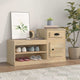 VIDAXL -Schuhschrank 100x42x60 cm Propertiertes Holz Sonoma Eiche gefärbt