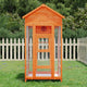 VIDAXL VIRET 91.5x53x170 cm Festkiefer Kiefernbraun