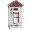 VIDAXL Viaviar 91.5x53x170 cm Festkiefer -Mugger -Verschärfung