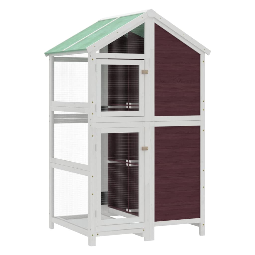 VIDAXL VIRIARY 97X81X152 CM SOLITEL PINE MABERSKOMPLEIDE