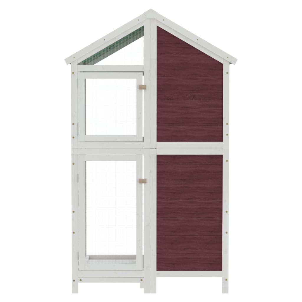VIDAXL VIRIARY 97X81X152 CM SOLITEL PINE MABERSKOMPLEIDE