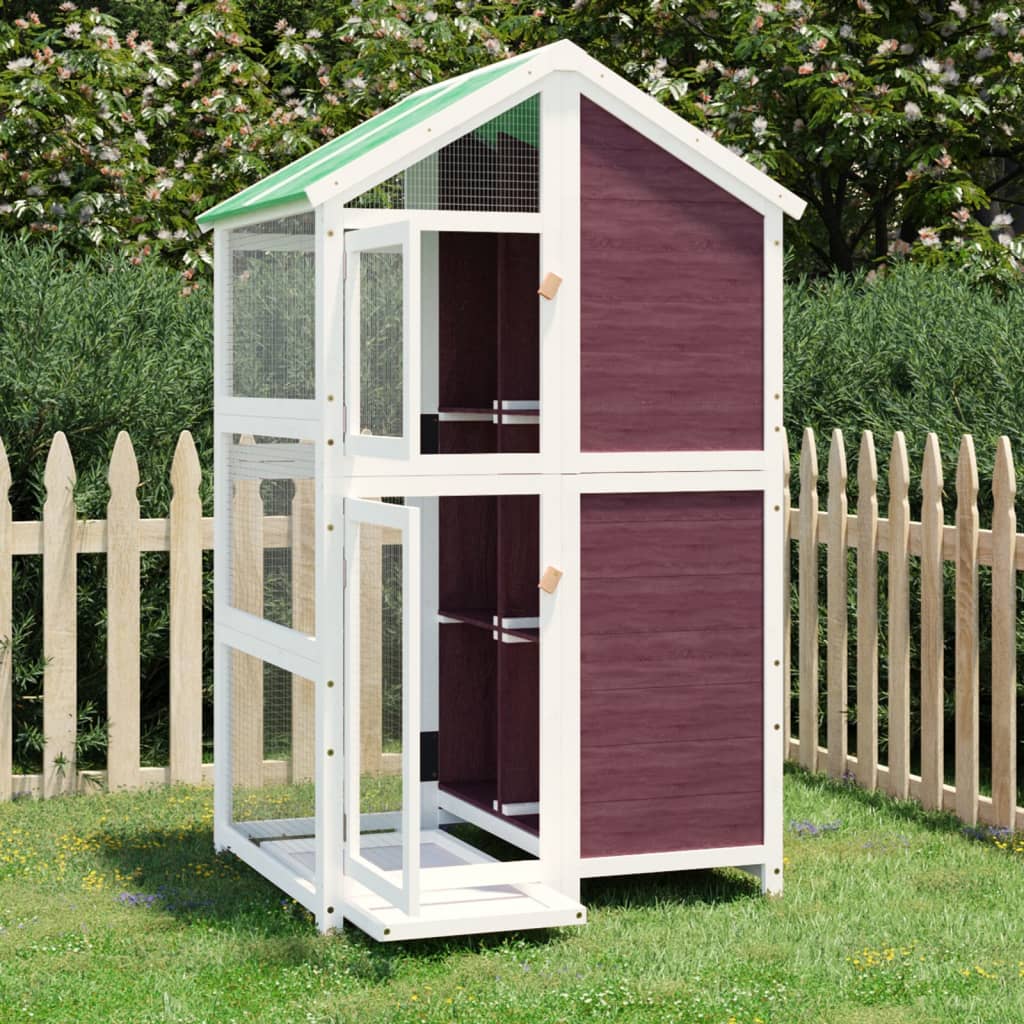 VIDAXL VIRIARY 97X81X152 CM SOLITEL PINE MABERSKOMPLEIDE
