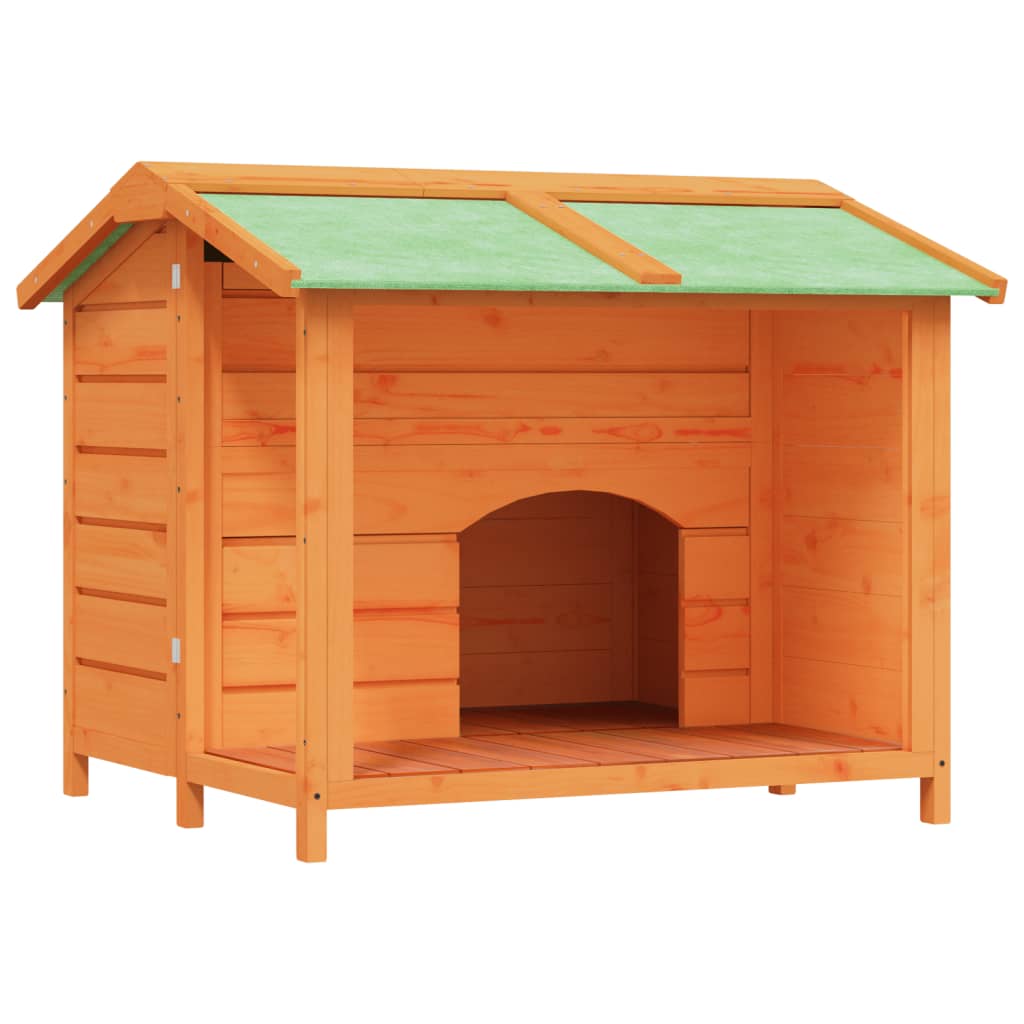Vidaxl Dog Loft 96x87x80,5 cm Festkiefer Braun