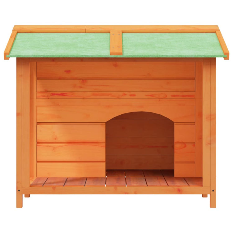 Vidaxl Dog Loft 96x87x80,5 cm Festkiefer Braun