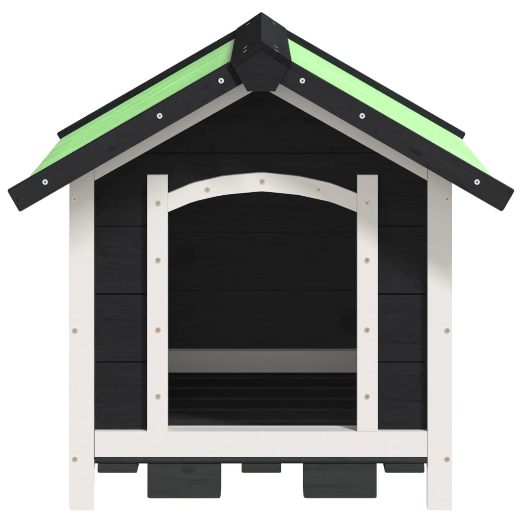 Vidaxl Dog Loft 65x65x61,5 cm Festkiefergrau