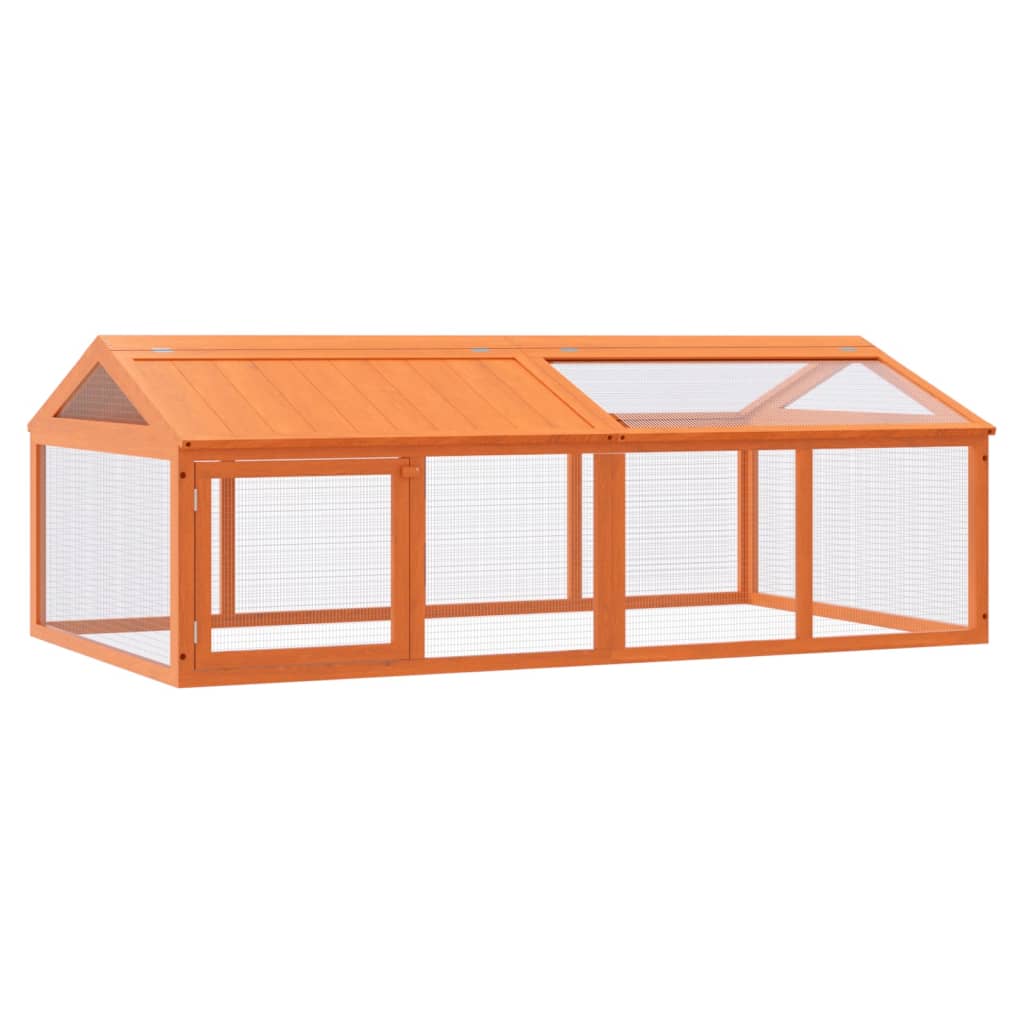 VIDAXL -Tierringe 200x112.5x74 cm Festkiefernbraun