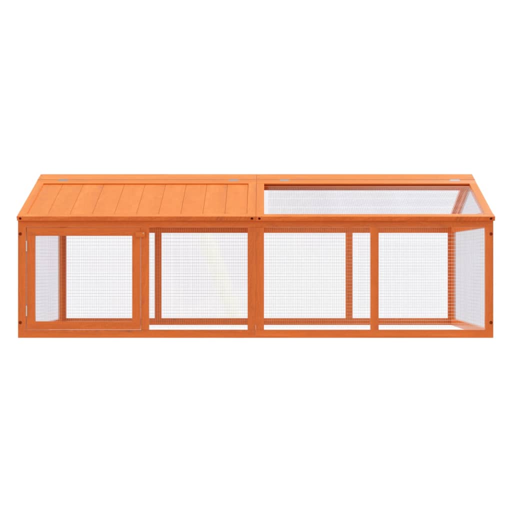 VIDAXL -Tierringe 200x112.5x74 cm Festkiefernbraun