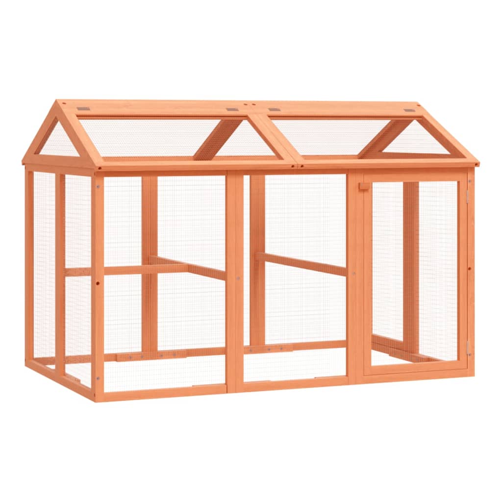VIDAXL -Tierringe 141x94x104 cm Festkiefernbraun