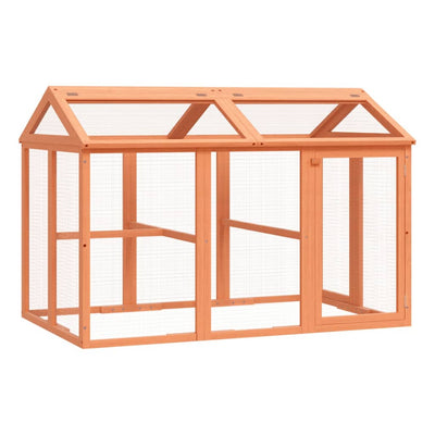 VIDAXL -Tierringe 141x94x104 cm Festkiefernbraun